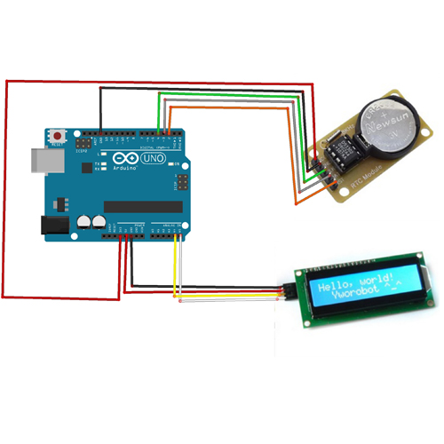 Use Arduino to drive DS1302 clock module