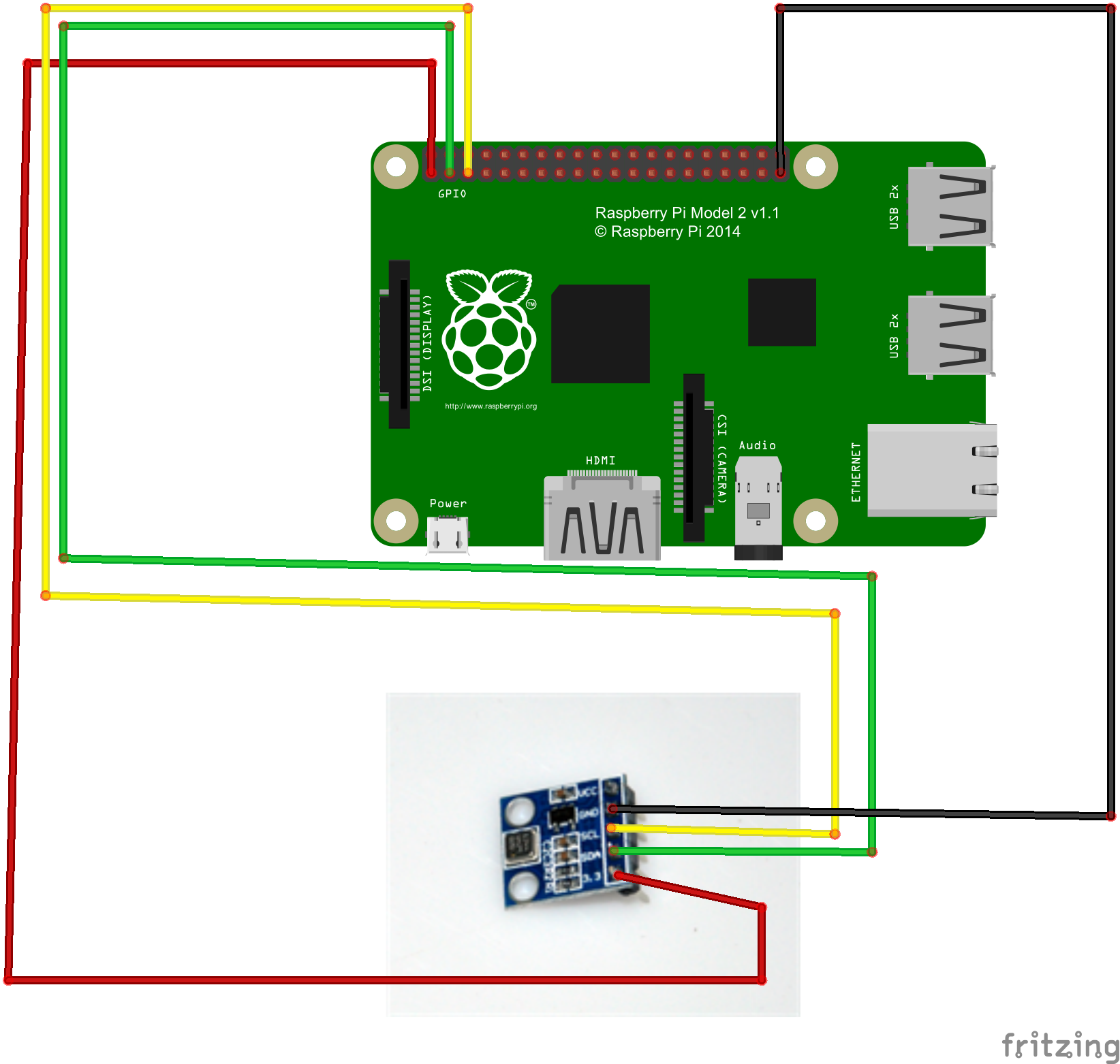 Using Raspberry Pi to drive BMP180