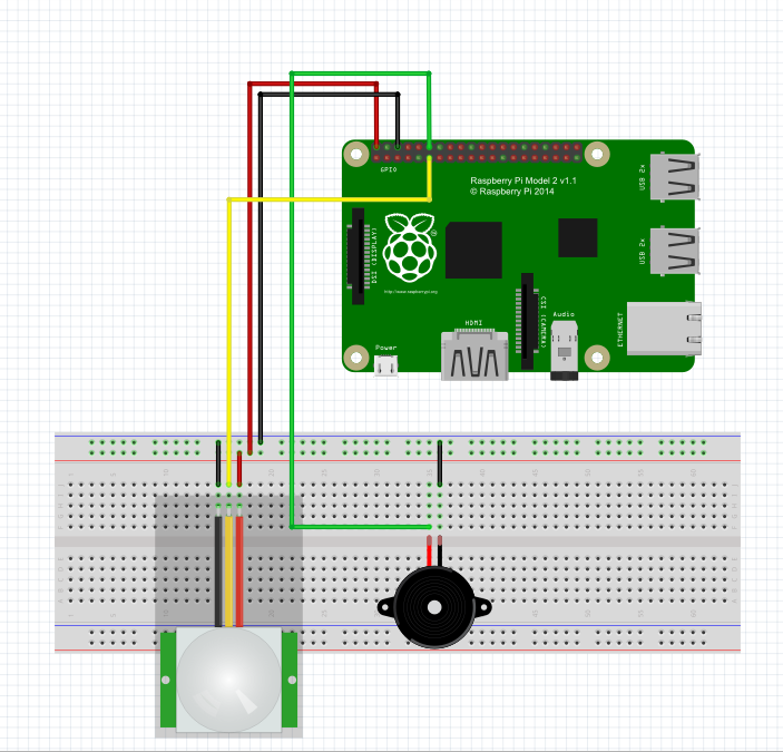 TR Computers IoT Wireless Doorbell / Drive Alarm For Raspberry Pi Projects – 433MHz
