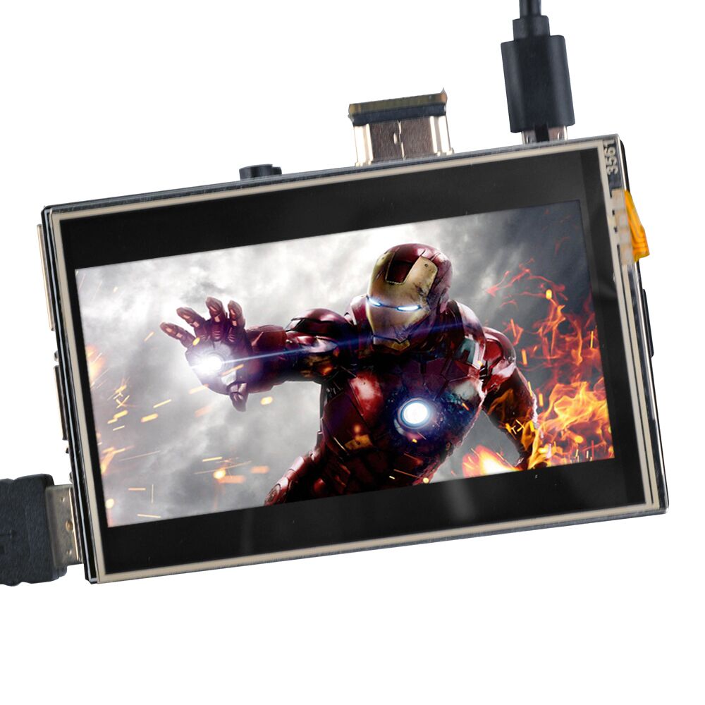 OSOYOO 3.5 inch LCD HDMI Mini Touch Screen RPi GPIO Device HDMI Converter for... 