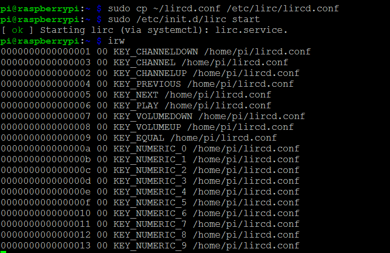 Using Lirc To Read Ir Codes Raspberry Pi Desimone Gookishe 4512