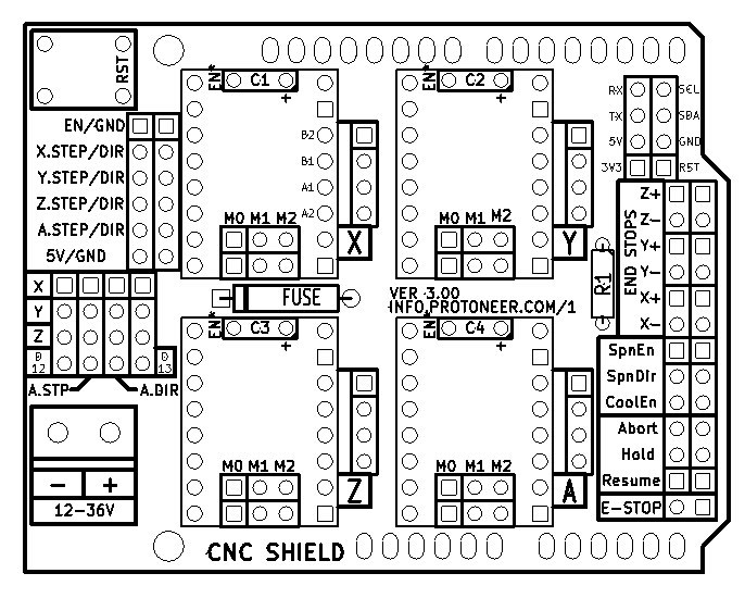 Arduino Uno Arduino Cnc Shield V3 0 9 Installation Guide Osoyoo Com