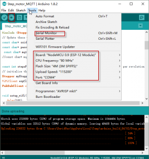 NodeMCU Lesson 16 — Stepper Motor & MQTT « osoyoo.com