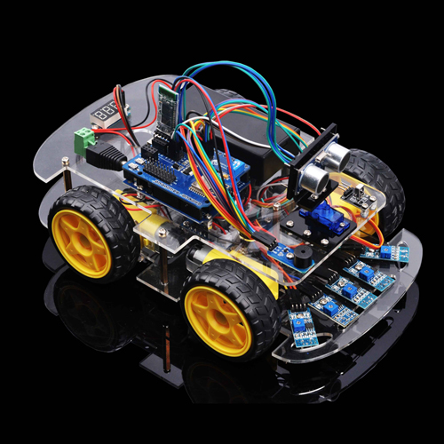 OSOYOO Robot Car Starter Kit Lesson 5: Control Robot Car through WIFI and Bluetooth