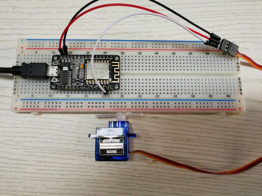 NodeMCU Lesson 17— Servo & MQTT « osoyoo.com