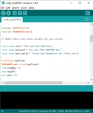 NodeMCU Lesson 6 — MQTT Basic Example « osoyoo.com