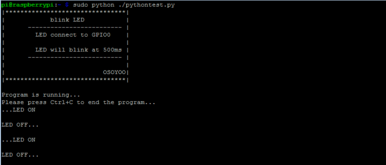 Raspberry Pi スターターキット第4回:PythonによるLEDライト « osoyoo.com