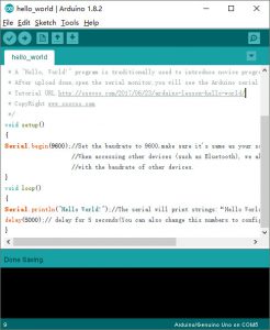 DIY with Arduino IDE – Lesson 6: Your first Arduino program “Hello ...