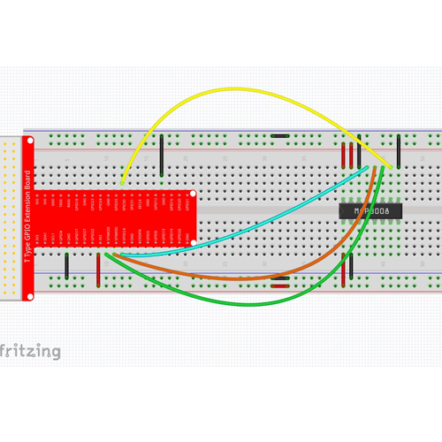 Raspberry Pi Starter Kit Lesson 10: Analog input through MCP3008 chip and SPI Ports