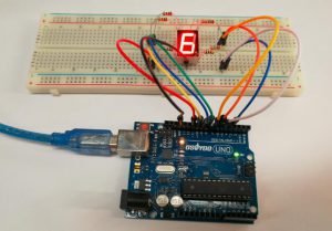 Arduino lesson – One Digit 7-Segment LED Display « osoyoo.com