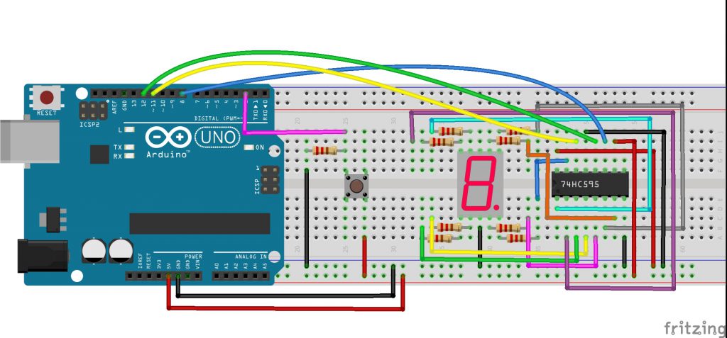 Arduino lesson – Digital Dice « osoyoo.com