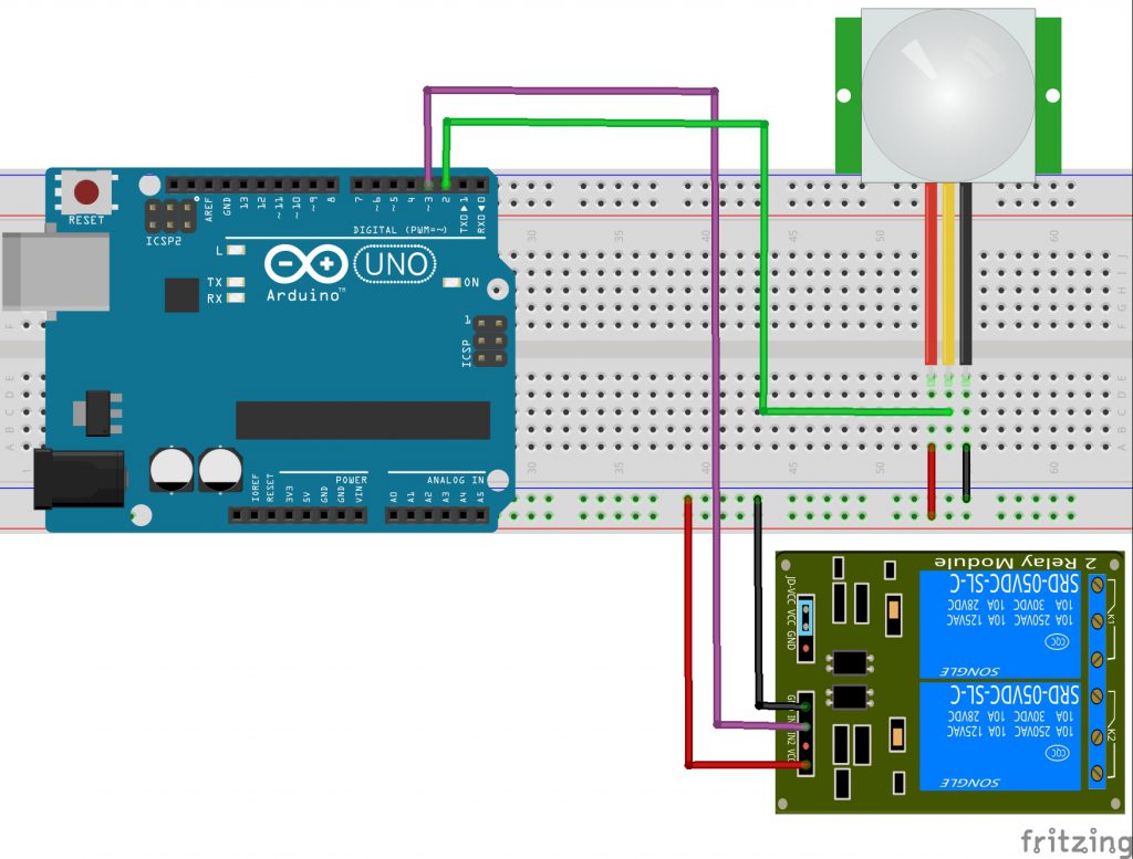 Arduino lesson – PIR Motion Sensor « osoyoo.com