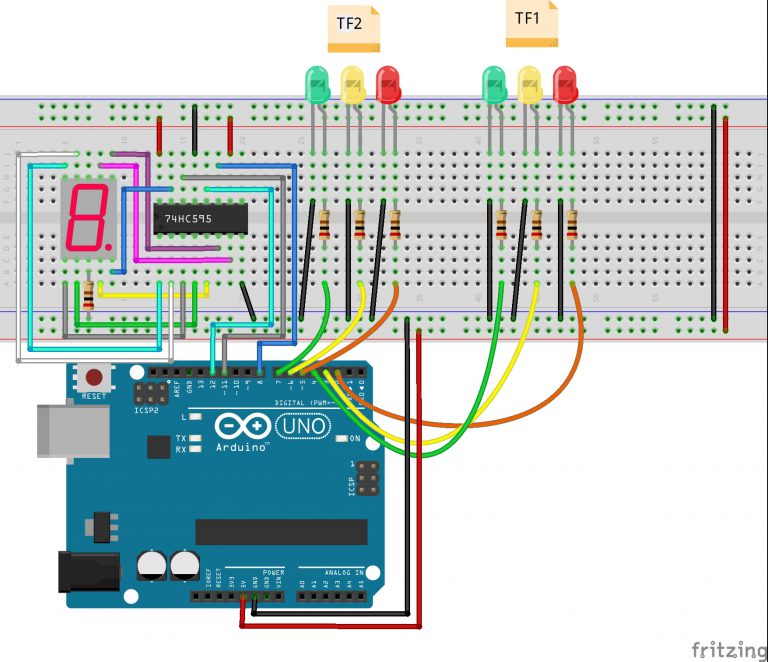 Arduino lesson – Traffic Light Controller « osoyoo.com