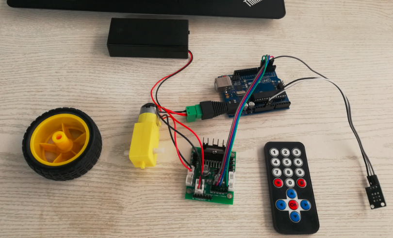 Controlling Dc Motors Using Arduino And Ir Remote Images 1590