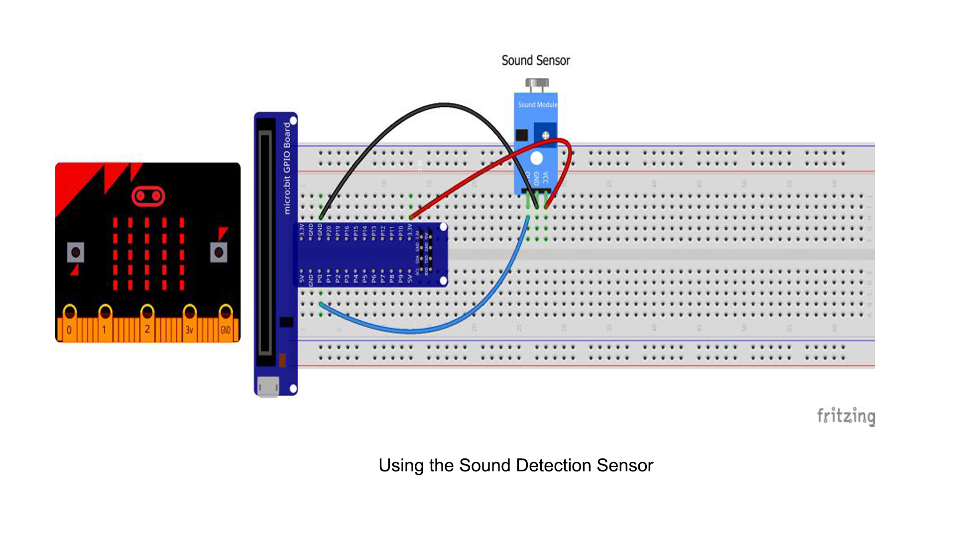 マイクロビットレッスン：音検知センサーの使用