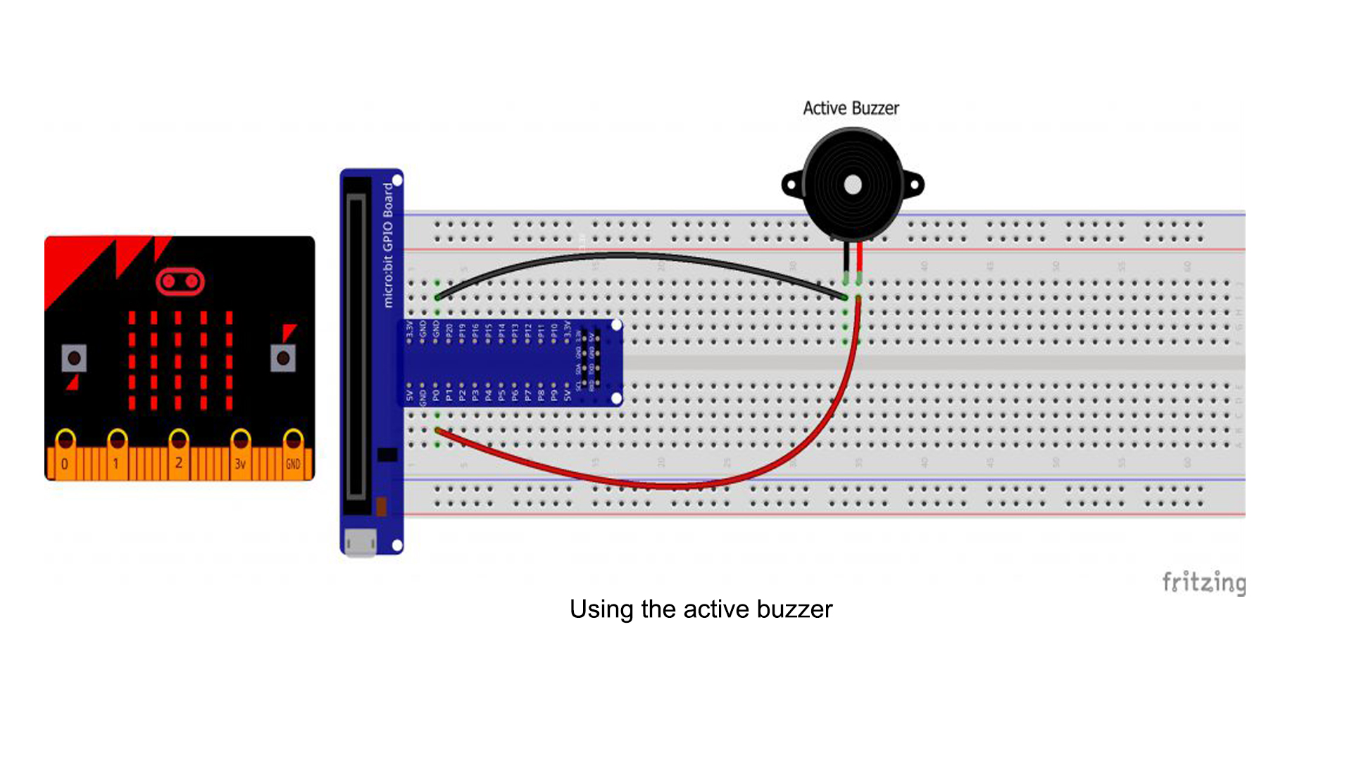 Micro bit Lesson — Using the active buzzer
