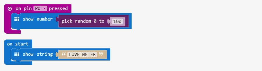 Micro:bit Basic Tutorial 3 — Love Meter