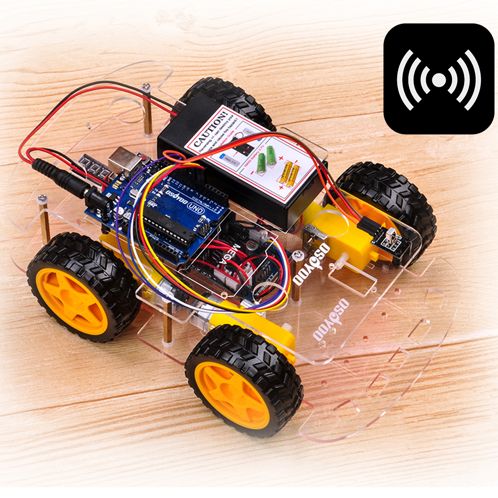 OSOYOO Robot car kit Lesson 2: IR Remote Control Robot Car