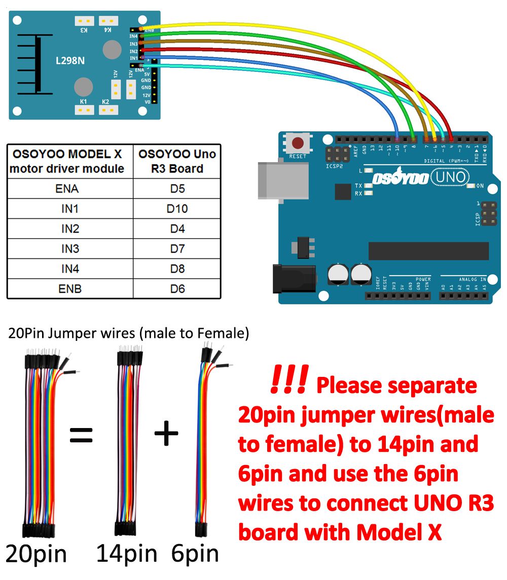 OSOYOO Robot car kit Lesson 1: Basic Robot car « osoyoo.com