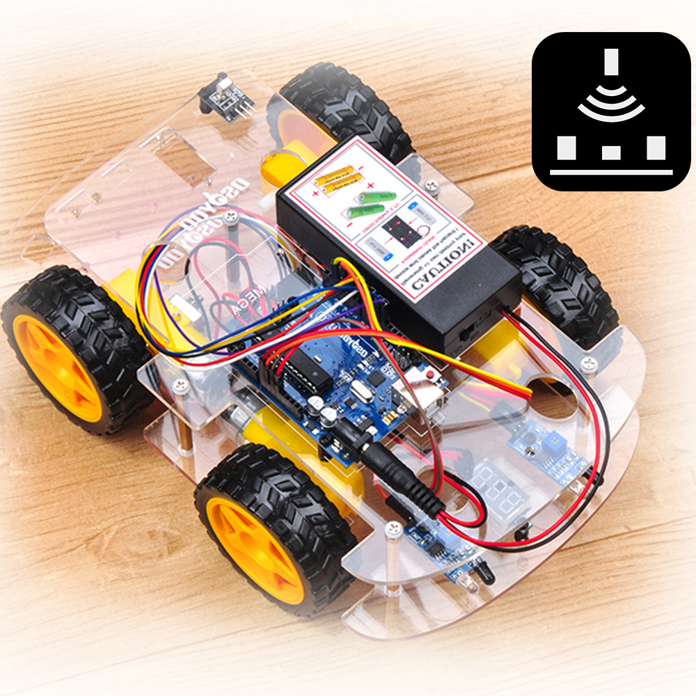 OSOYOOロボットカーキットレッスン3：追尾プログラムでロボットカーを制御