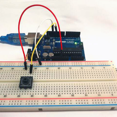 Graphical Programming Tutorial for Arduino – Use the Push-Button as a Switch