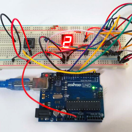 Graphical Programming Tutorial for Arduino – Digital Dice